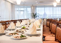 Banquets: banquet hall of the restaurant