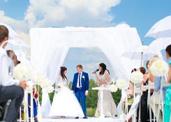 Wedding ceremonies and receptions